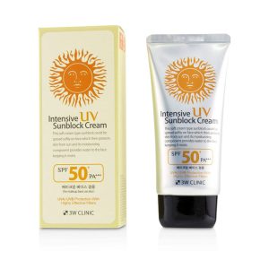 3W Clinic Intensive UV Sunblock Cream SPF 50+PA+++ 70ml