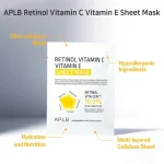 APLB - Retinol Vitamin C Vitamin E Sheet Mask 25ml - Image 2