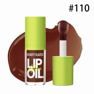 Beauty Glazed Glow Lip Oil – COCOA 110