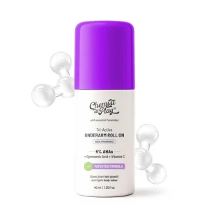 Chemist at Play Tri-Active Underarm Roll-On (Aqua) Size: 40ml