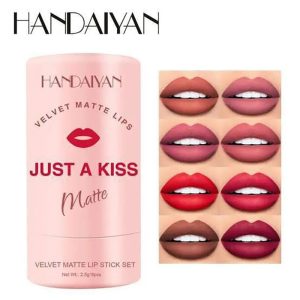 Handaiyan Velvet Matte Lipstick Set Just a Kiss 8 Pcs Set