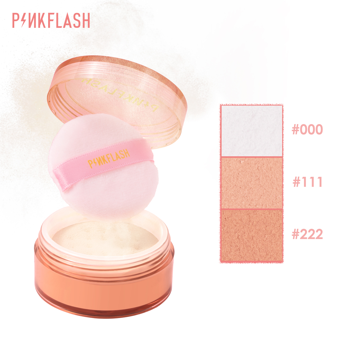 PINKFLASH-Lasting-Matte-Loose-Powder- PINKFLASH Lasting Matte Loose Powder - Shade 000 - Image 1