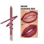 Beauty Glazed Waterproof & Long Lasting Lip Liner - B108 SANGRIA RED Size: 0.6 gm