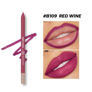 Beauty Glazed Lip Liner Waterproof & Long Lasting – B109 Red Wine