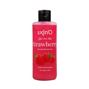 skinO Strawberry Scented Shower Gel 220ml
