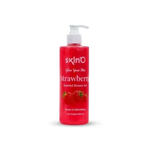 skinO Strawberry Scented Shower Gel 400ml